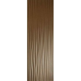 Плитка Eclettica Struttura Wave 3D Bronze 40x120