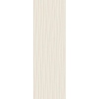 Плитка Eclettica Struttura Wave 3D Cream 40x120