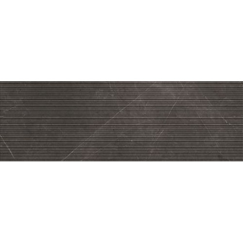 Impronta Плитка Lux Experience Wall Ribbed Pietra Grey 32x96,2 