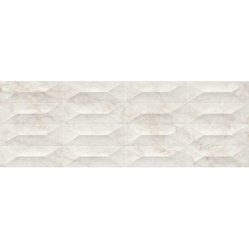 Marazzi Плитка Marbleplay Calacatta Struttura Gem 3D Rett 30x90 M4PE