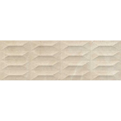 Marazzi Плитка Marbleplay Marfil Struttura Gem 3D Rett 30x90 M4PH