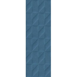 Плитка Outfit Struttura Tetris 3D Blue 25x76