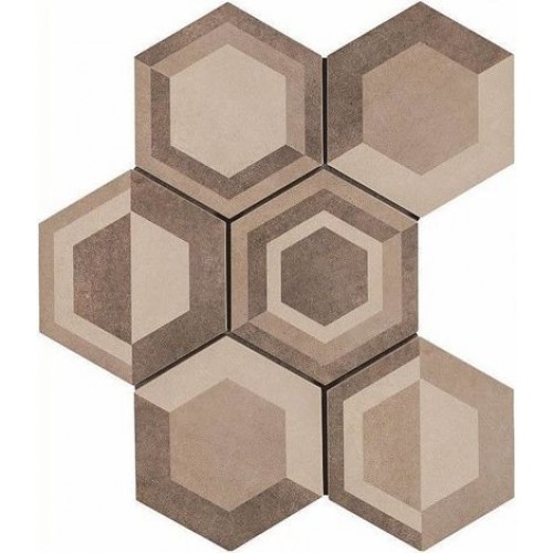 Ragno Плитка Rewind Decoro geometrico Corda 18,2x21 R4DU