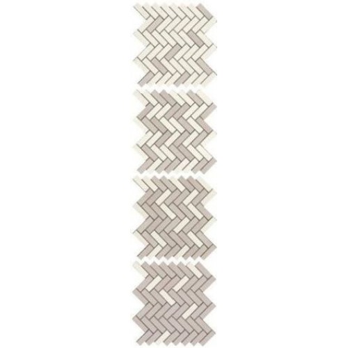 Ragno Растяжка мозаичная Terracruda Mosaico Degrade Calce-Luce 33,2x128,8 R060