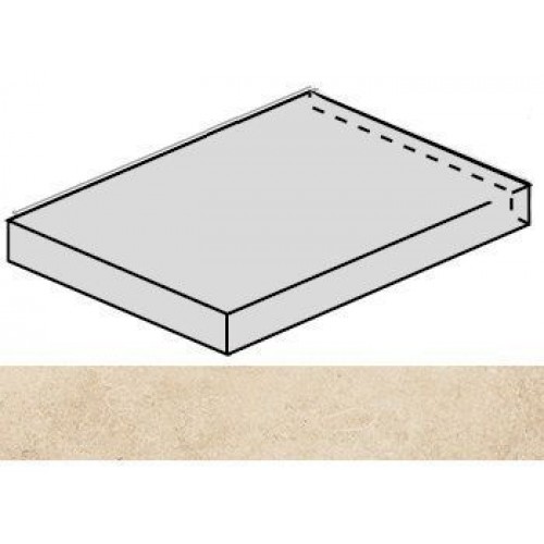 Italon Ступень Room Beige Stone угловая левая Патинированный 33x60 620070001224
