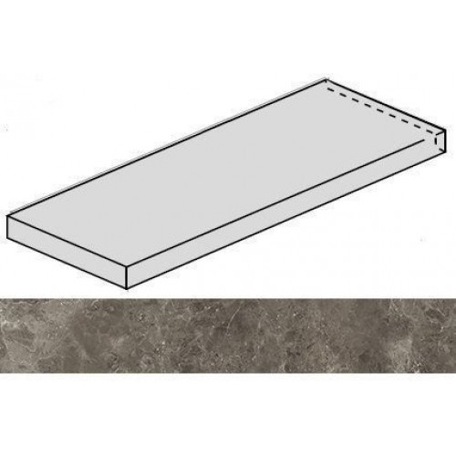 Italon Ступень Room Grey Stone угловая левая Патинированный 33x120 620070001237