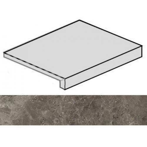 Italon Ступень Room Grey Stone угловая правая Патинированный 33x60 620070001221