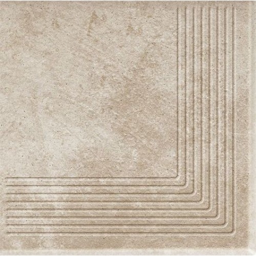 Paradyz Ступень Viano Beige Stopnica Narozna 30x30 