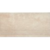 Paradyz Ступень Scandiano Beige Stopnica Prosta 30x60 