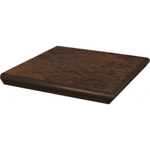 Paradyz Ступень Semir Brown наружная с капиносом структурная 33x33 