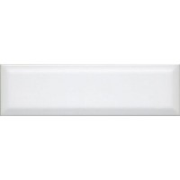 Плитка Аккорд белый грань 8,5x28,5