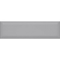 Плитка Аккорд серый грань 8,5x28,5