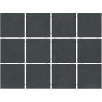 Керамогранит Амальфи черный (из 12 плиток) 9,8x9,8