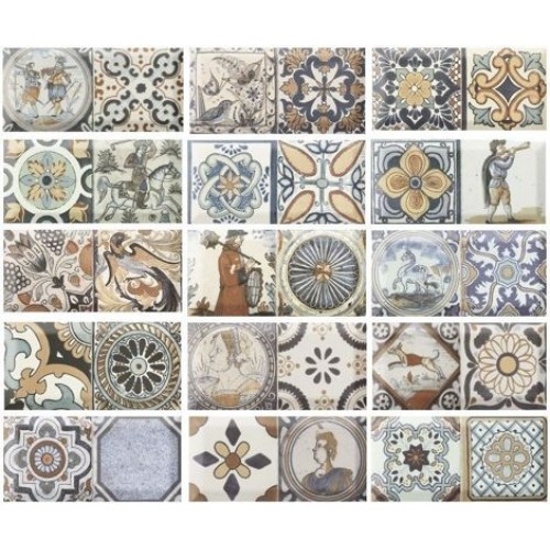 Monopole Ceramica Плитка Antique Mix 10x20 