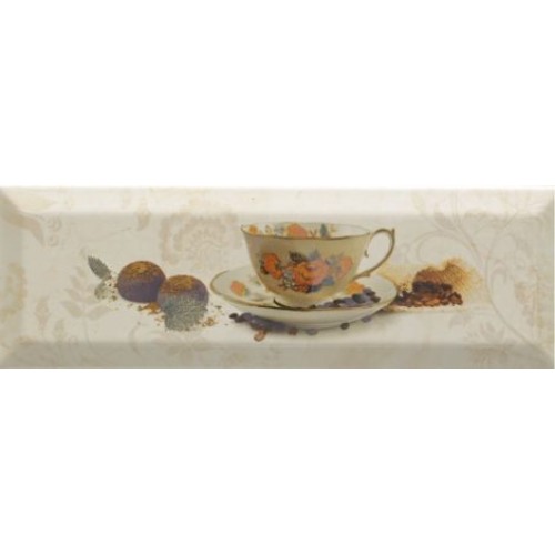 Monopole Ceramica Декор Bonjour Cafe Marfil 10x30 