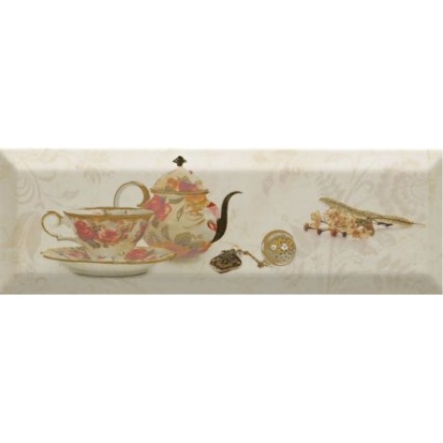 Monopole Ceramica Декор Bonjour Tea Marfil 10x30 