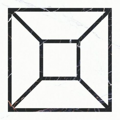 Aparici Декор Apuane White Centro Pulido 89,46x89,46 