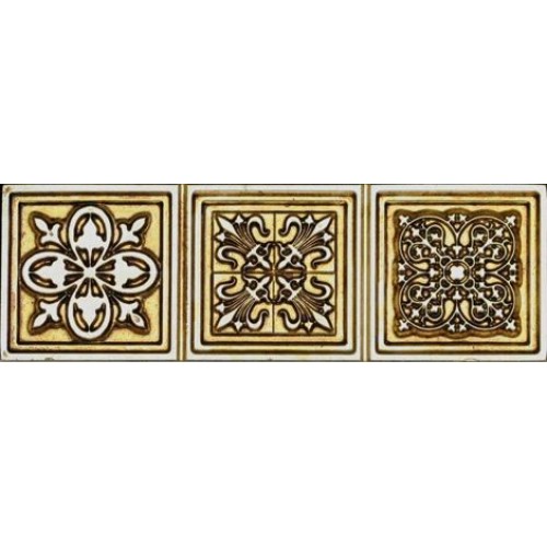 Aparici Бордюр Enigma Symbol Gold Cenefa 6,5x20 