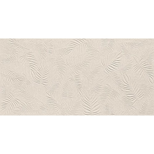 Atlas Concorde Плитка 3D Wall Carve Leaf Ivory 40x80 A579