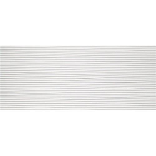 Atlas Concorde Плитка 3D Wall Design Flows White Matt 50x120 A6BI