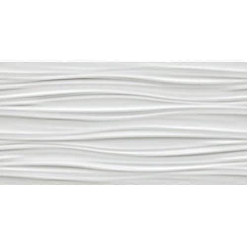 Atlas Concorde Плитка 3D Wall Design Ribbon White Matt 40x80 8SBW