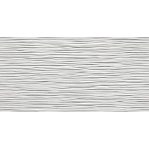 Atlas Concorde Плитка 3D Wall Design Wave White Glossy 40x80 8DWG