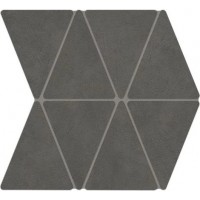 Мозаика Boost Natural Coal Mosaico Rhombus Matt