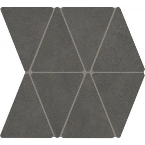 Atlas Concorde Мозаика Boost Natural Coal Mosaico Rhombus Matt A7CR