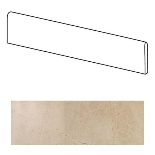 Atlas Concorde Плинтус Marvel Beige Battiscopa Lappato 7,2x60 ASLZ