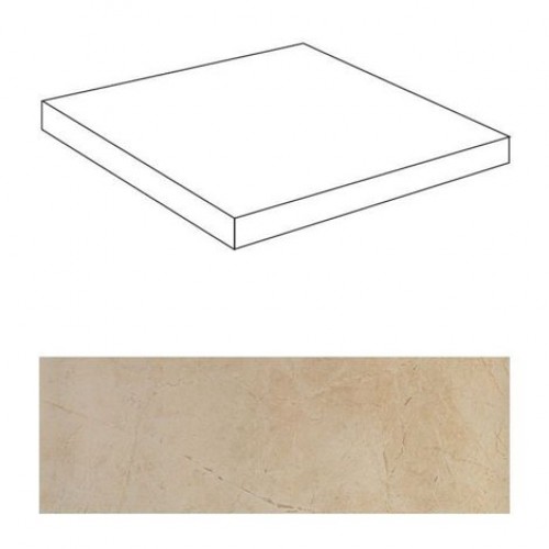Atlas Concorde Ступень Marvel Beige Scalino Angolare 33x33 ASMW
