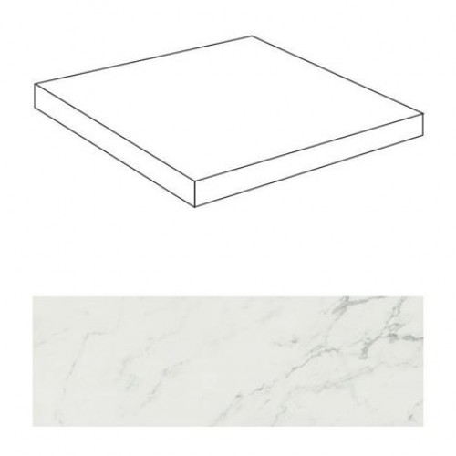 Atlas Concorde Ступень Marvel Calacatta Scalino Angolare 33x33 ASMT
