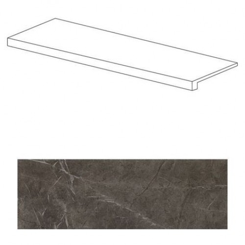 Atlas Concorde Ступень Marvel Grey Scalino 33x90 ASMM