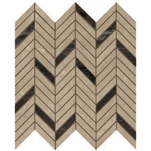 Atlas Concorde Мозаика Marvel Edge Elegant Sable Mosaico Twill Lappato AEPO