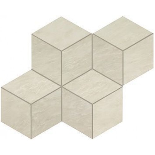 Atlas Concorde Мозаика Marvel Edge Imperial White Mosaico Esagono Lappato AEPN