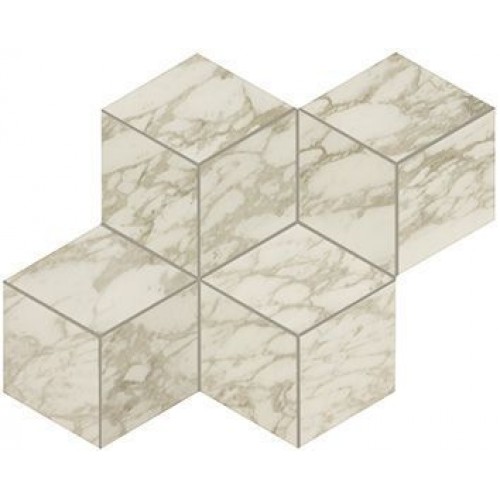 Atlas Concorde Мозаика Marvel Edge Royal Calacatta Mosaico Esagono Lappato AEPM