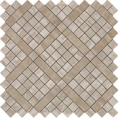 Atlas Concorde Мозаика Marvel Pro Travertino Silver Diagonal Mosaic 9MVB