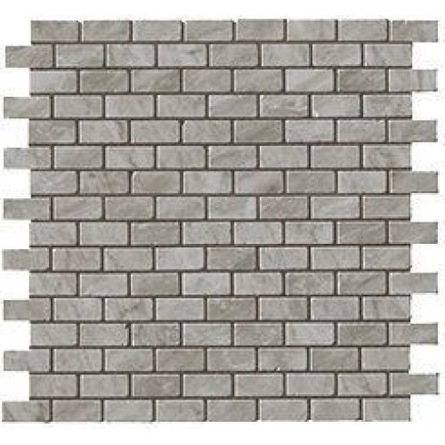 Atlas Concorde Мозаика Marvel Stone Bardiglio Grey Mosaico Lappato Burattato 1,7x3,5 AS33