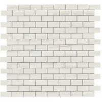 Мозаика Marvel Stone Bianco Dolomite Mosaico Lappato Burattato 1,7x3,5