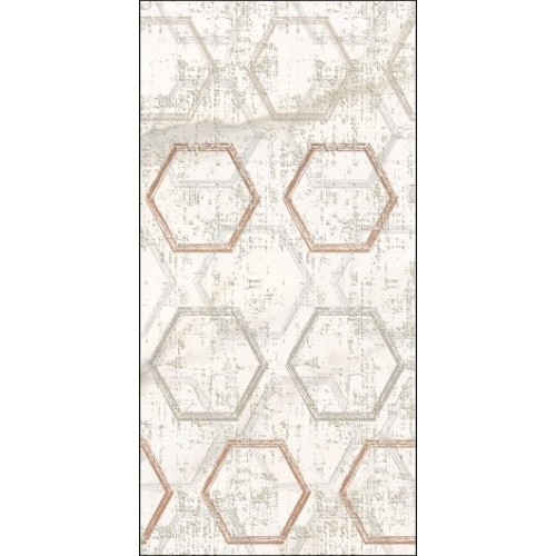 Azori Декор Apulia Oro Hexagone 31,5x63 589002003