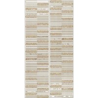 Декор Aura Marfil Geometria Decor 31,5x63