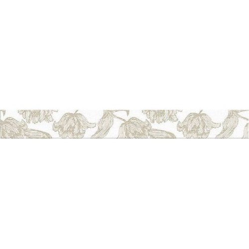 Azori Бордюр Mallorca Beige Floris 7,5x63 585081001