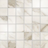 Мозаика Calacatta R90 Mosaico Lux Gold