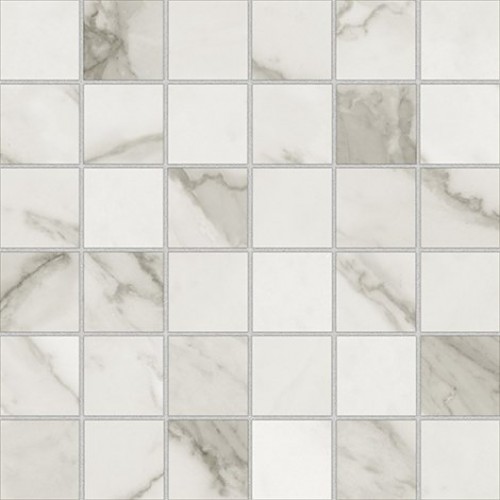 Azteca Мозаика Calacatta R90 Mosaico Lux Silver 