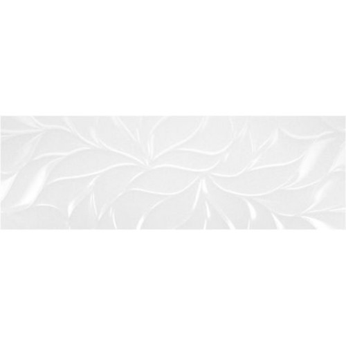 Azulejos Benadresa Плитка Blanco Brillo leaves 30x90 WB3090R