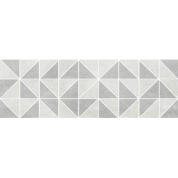 Декор Грэйс геометрия серый 20x60