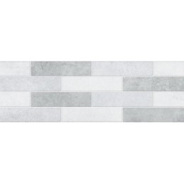 Декор Грэйс кирпичи серый 20x60