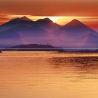 Панно Sunset (из 2-х плиток) 40x40 P2-1D278