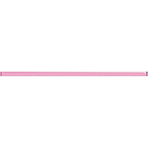 Cersanit Бордюр Universal Glass стеклянный розовый 2x60 UG1L071
