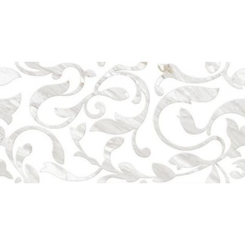 Cersanit Плитка Royal Stone декорированная белый A 29,7x60 C-RSL052D