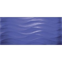 Плитка Wave синяя 20x44